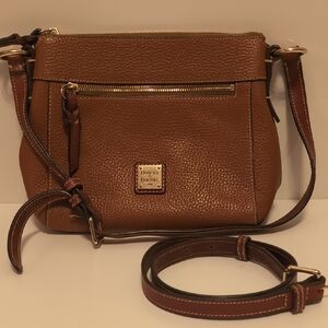 Dooney & Bourke Tan Leather Crossbody Bag